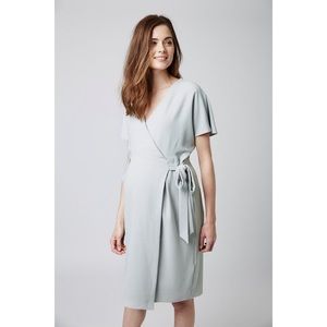 NWT Topshop maternity wrap midi dress